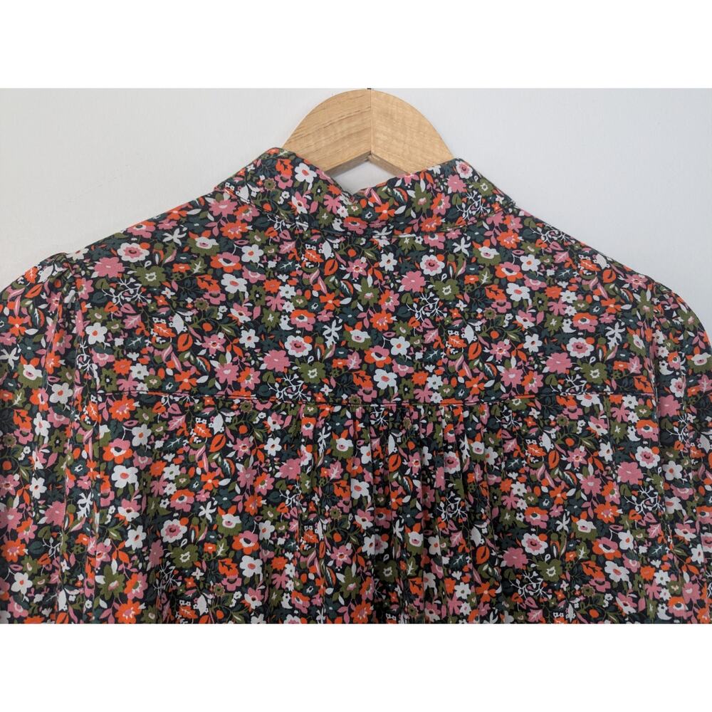 Boden Cottagecore Twee Floral Button Down Long Sleeve Shirt - Picture 8 of 10